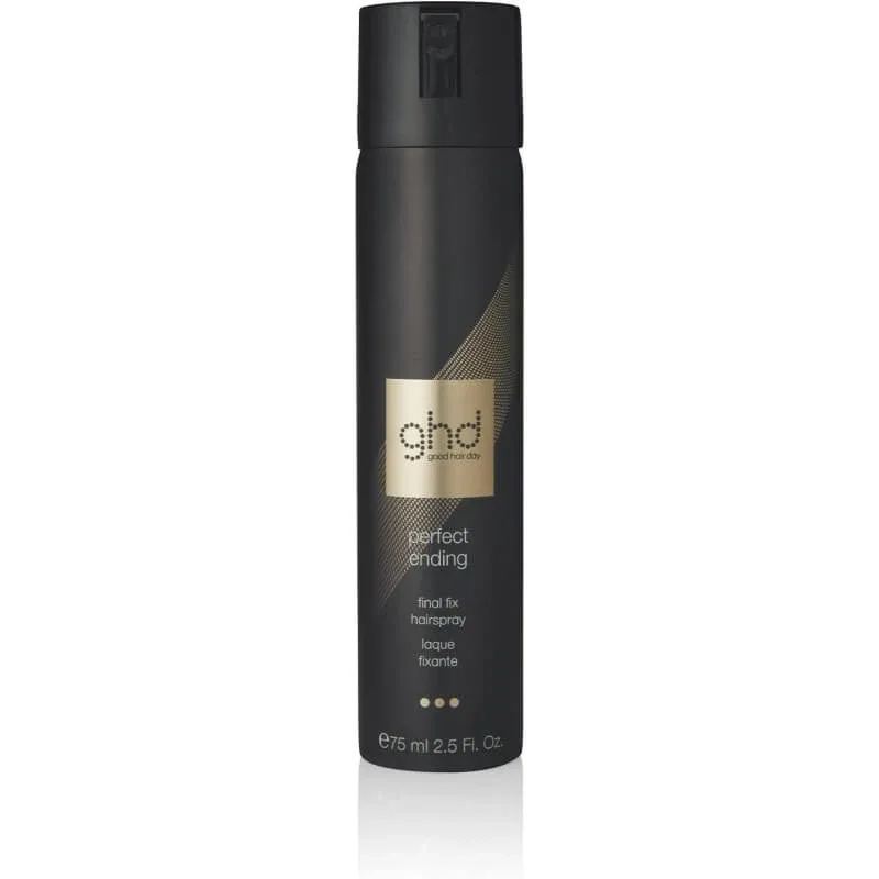 Ghd Perfect Ending – fixativ pentru păr cu fixare puternică, 75 ml — preț și oferte
