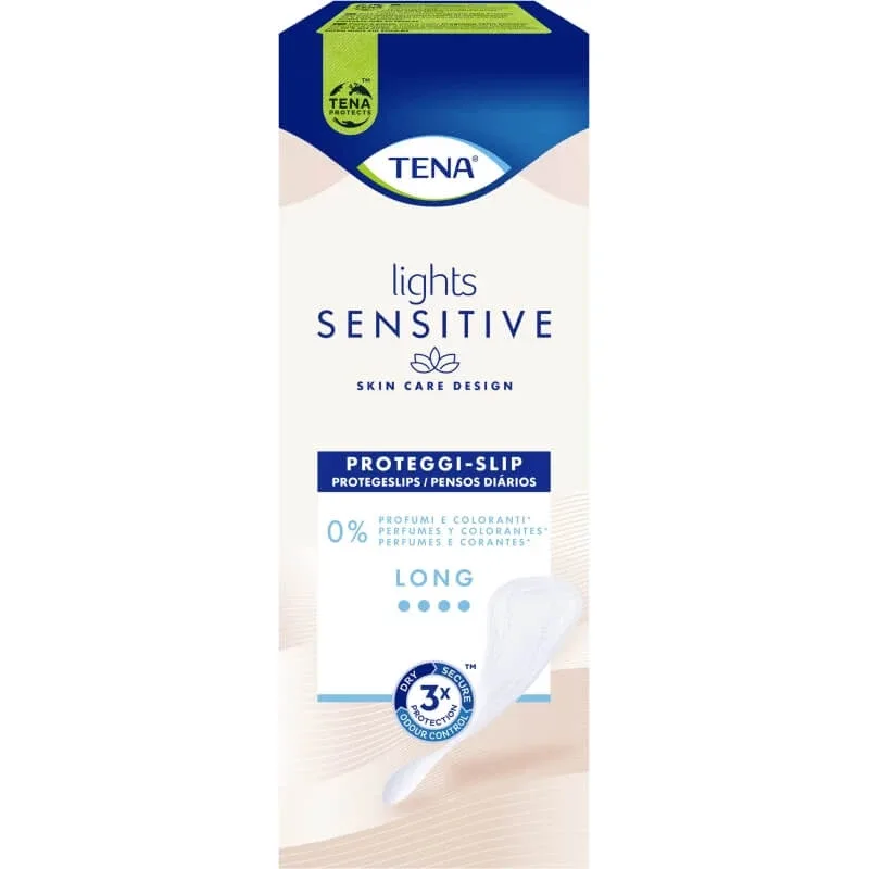 Tena Lights Sensitive – 20 de protecții pentru pierderi urinare, model lung — preț și oferte