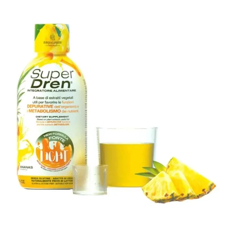 Super Dren cu aromă de ananas 500 ml – supliment drenant și metabolic — preț și oferte