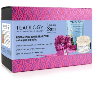 Teaology Ritual revitalizant cu ceai alb – set cadou anti-îmbătrânire și revitalizant