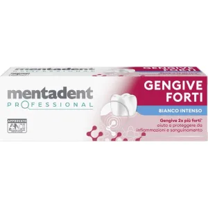 Mentadent Professional - pastă de dinți pentru gingii puternice, alb intens, 75 ml