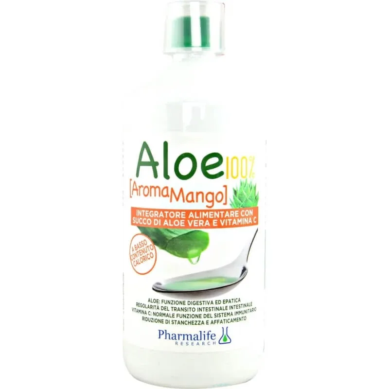 Aloe 100% cu aromă de mango, 1 l – supliment pentru funcția digestivă — preț și oferte