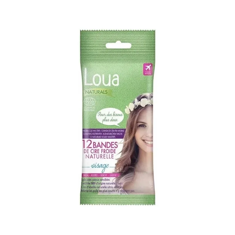 Loua Naturals pentru față - 12 benzi depilatoare pentru față — preț și oferte
