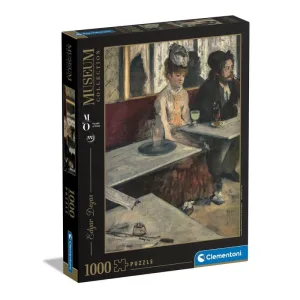 Colecția Clementoni Museum: „Dans un café” de Degas – puzzle pentru adulți, 1000 de piese, 70x50 cm