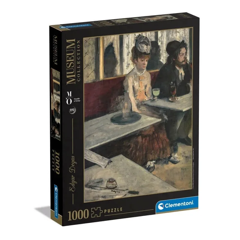 Colecția Clementoni Museum: „Dans un café” de Degas – puzzle pentru adulți, 1000 de piese, 70x50 cm — preț și oferte