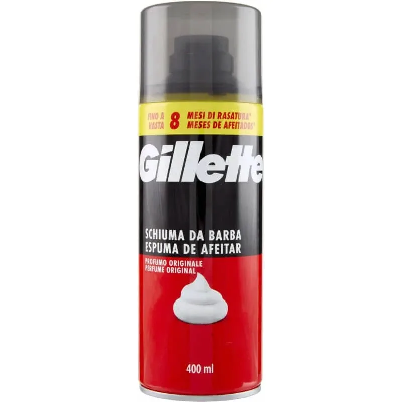 Gillette spumă de ras cu parfum original, 400 ml — preț și oferte