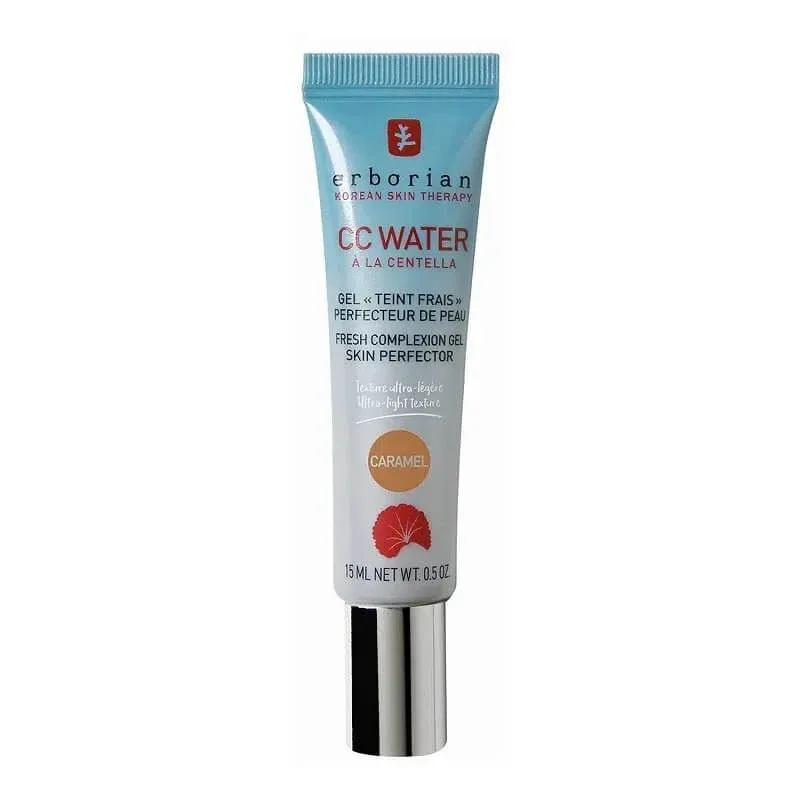 Erborian CC Water – gel de uniformizare a tenului, nuanța 15 ml – caramel — preț și oferte