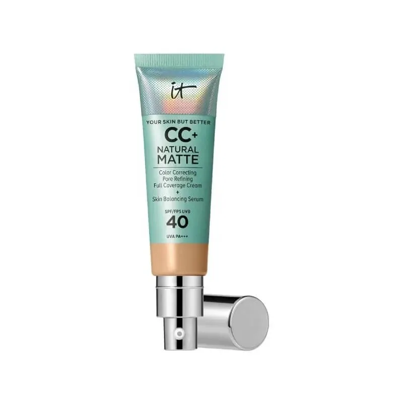 It cosmetics Cc+ cream natural matte foundation spf 40 - fond de ten cu acoperire ridicată - nuanță medie de bronz — preț și oferte