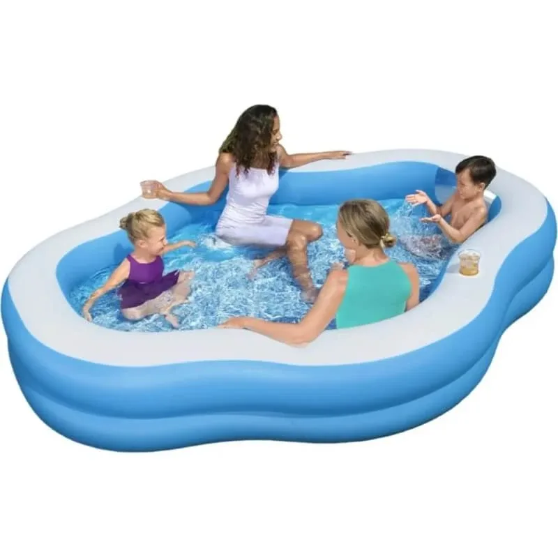 Piscină gonflabilă Bestway cu fereastră transparentă 270 x 198 x 51 cm — preț și oferte