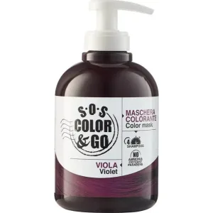 Alama Sos color &amp; go - mască de colorare și îngrijire 300 ml - violet