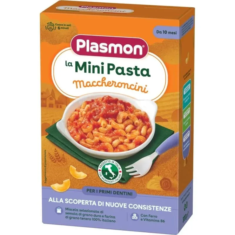 Plasmon maccheroncini – paste pentru copii, 300 g — preț și oferte