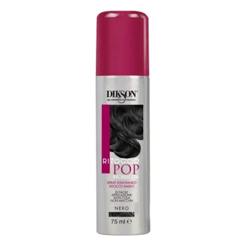 Dikson Ritocco pop pentru rădăcini – spray instant pentru retușarea rădăcinilor, negru, 75 ml — preț și oferte