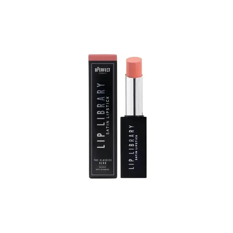 Bperfect Lip Library Satin Lipstick – ruj satinat – hero — preț și oferte