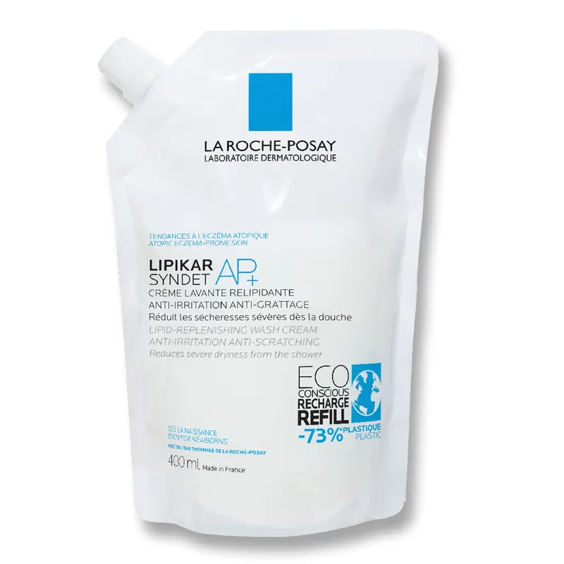 Rezerva eco crema de spalare anti-iritatii Lipikar Syndet AP+, La Roche-Posay | 400 ml — preț și oferte