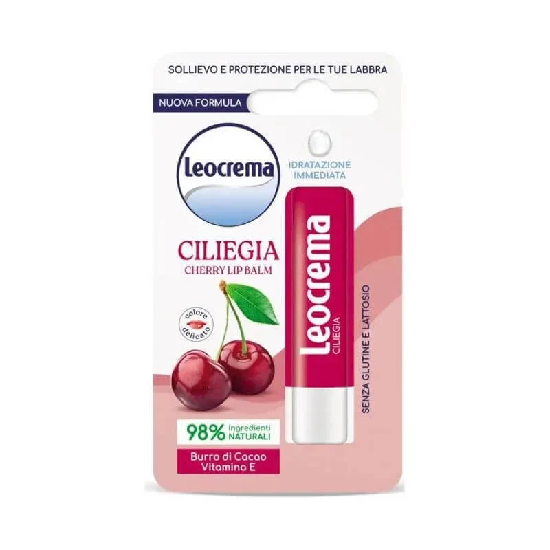 Leocrema Cireșe – balsam de buze sub formă de stick, 5,5 ml — preț și oferte