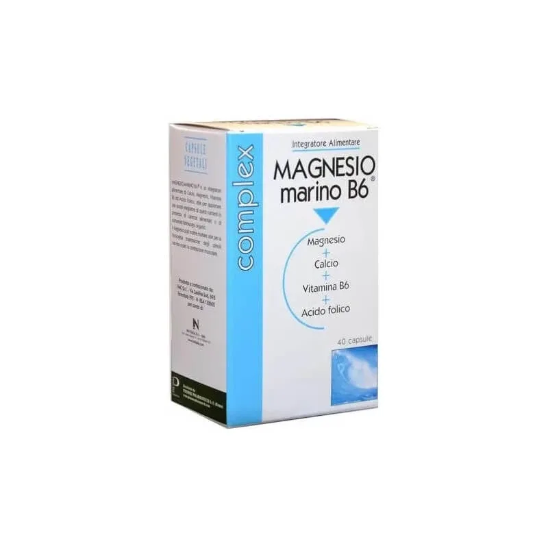 Magneziu marin B6 – supliment mineral pe bază de magneziu, 40 de capsule — preț și oferte