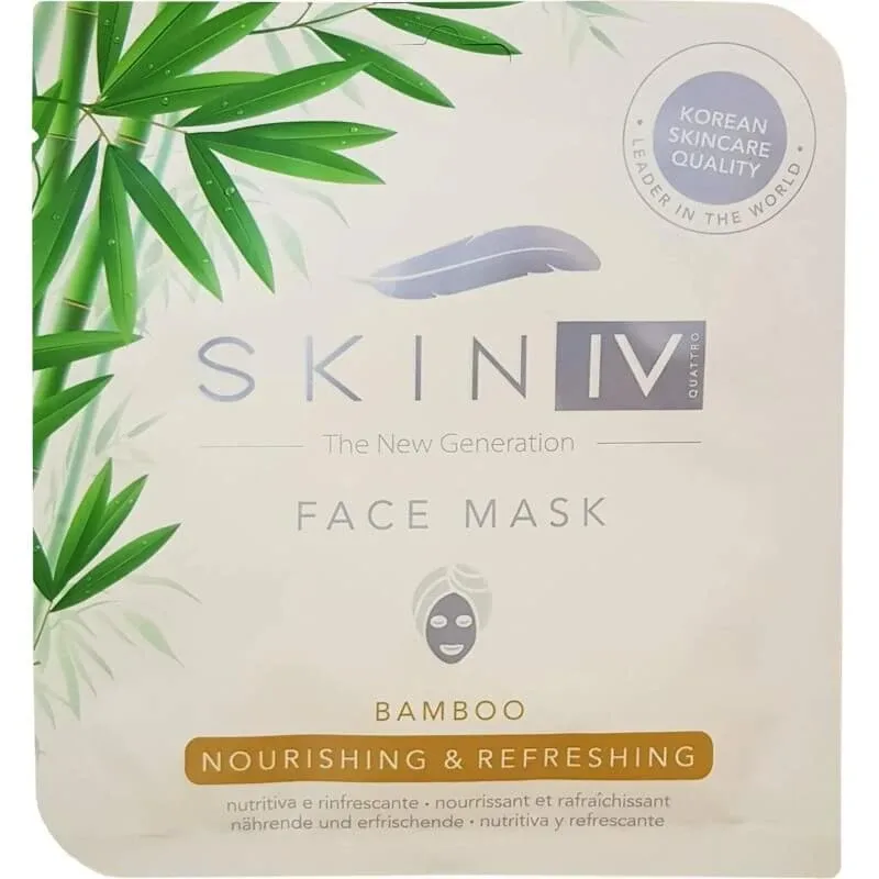 Skin iv Bamboo - mască de față hrănitoare și răcoritoare, 25 ml — preț și oferte