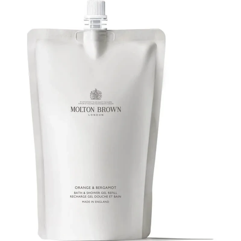 Molton Brown Orange &amp; Bergamot – gel de duș – rezerve de 400 ml — preț și oferte