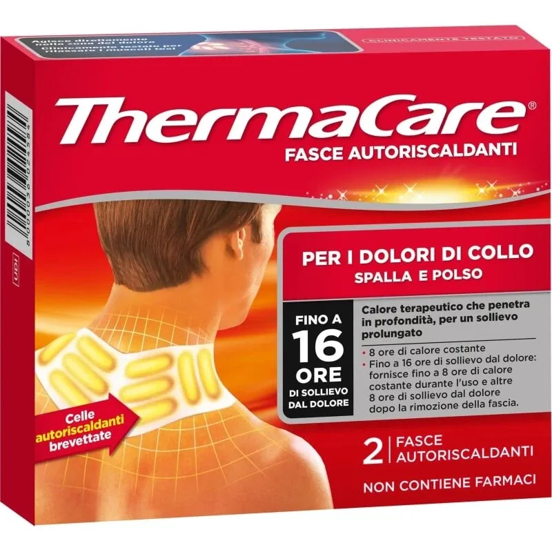 Thermacare 2 benzi autoîncălzitoare pentru durerile de gât — preț și oferte
