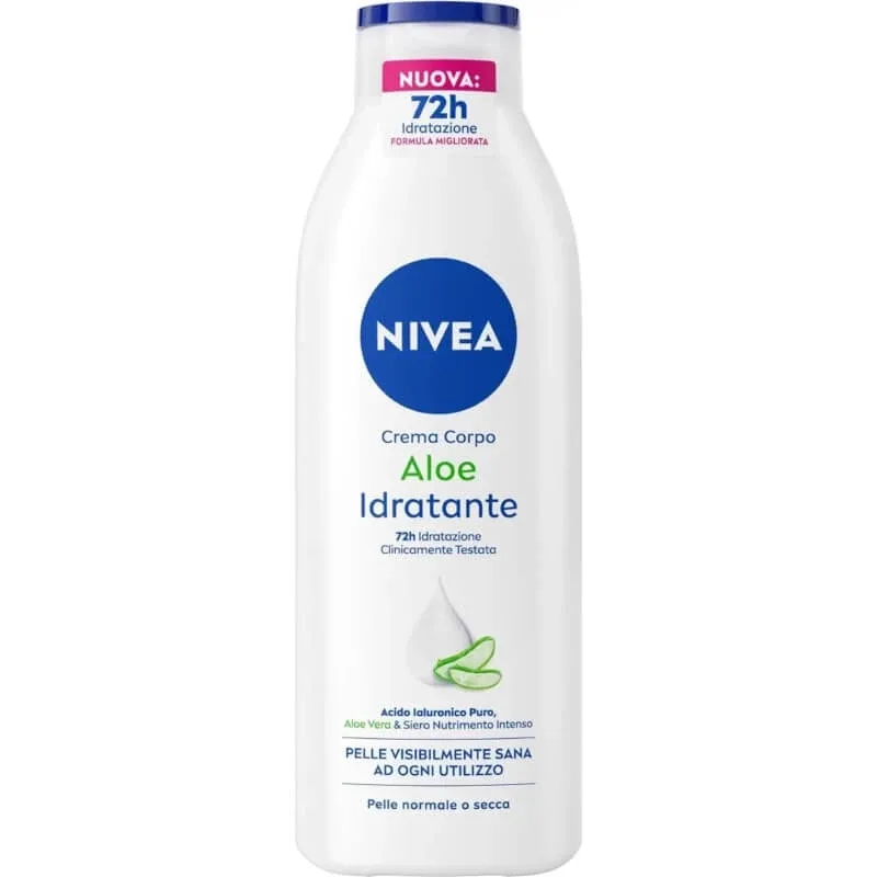 Nivea Aloe hidratantă 72h – cremă de corp pentru piele normală și uscată, 250 ml — preț și oferte