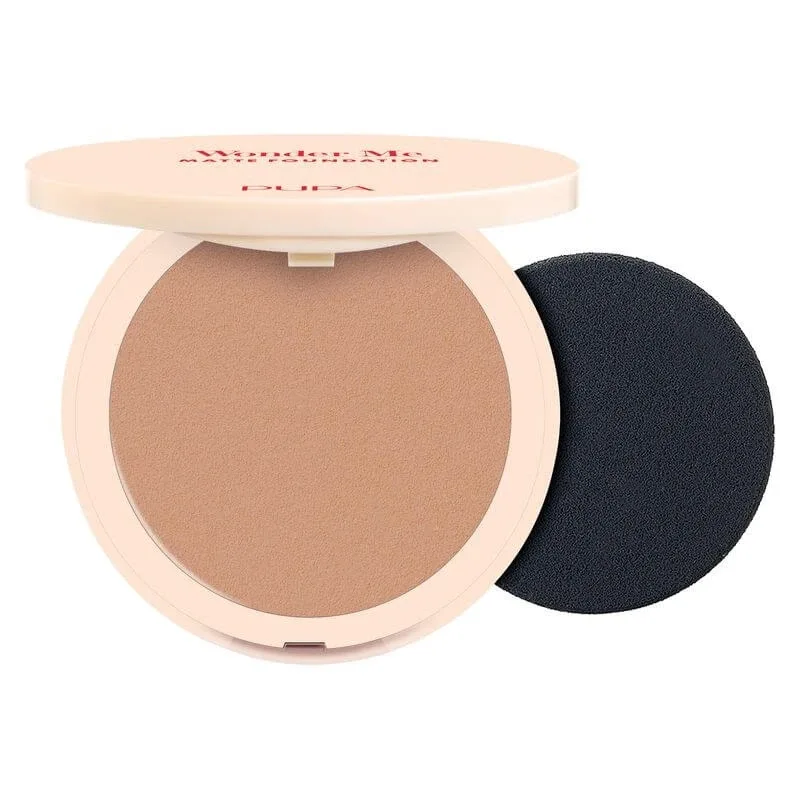 Pupa Wonder Me Matt Foundation – fond de ten pudră nr. 060 Deep Sand — preț și oferte