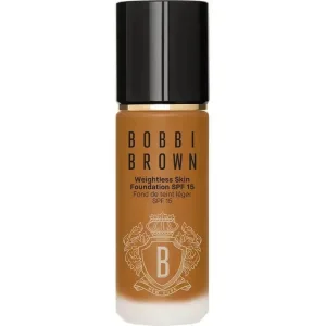 Bobbi Brown Weightless Skin Foundation – fond de ten mat cu SPF 15 – nuanța Warm Almond