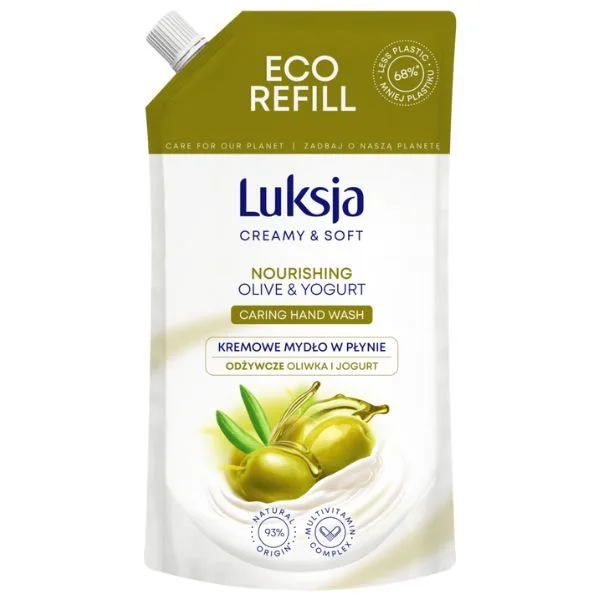 Rezerva sapun lichid CREAMY & SOFT Nourishing, Luksja | 400 ml LUKSJA INFINITY — preț și oferte