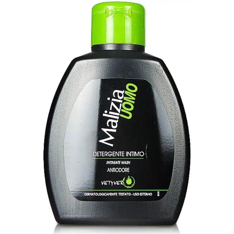 Malizia Uomo - gel de igienă intimă cu parfum de vetiver, 200 ml — preț și oferte