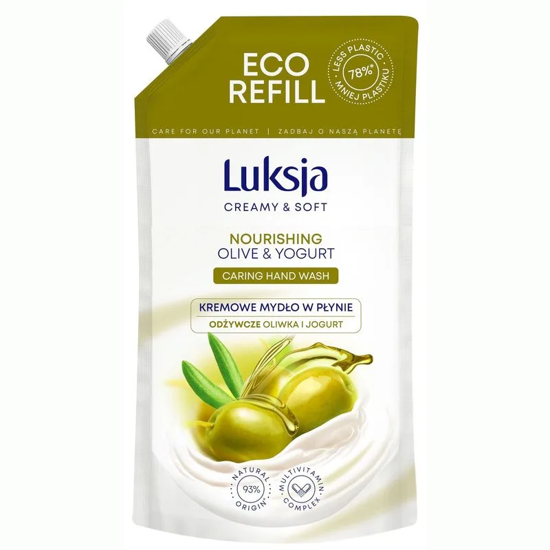 Rezerva sapun lichid CREAMY & SOFT XXL Nourishing, Luksja | 900 ml LUKSJA INFINITY — preț și oferte
