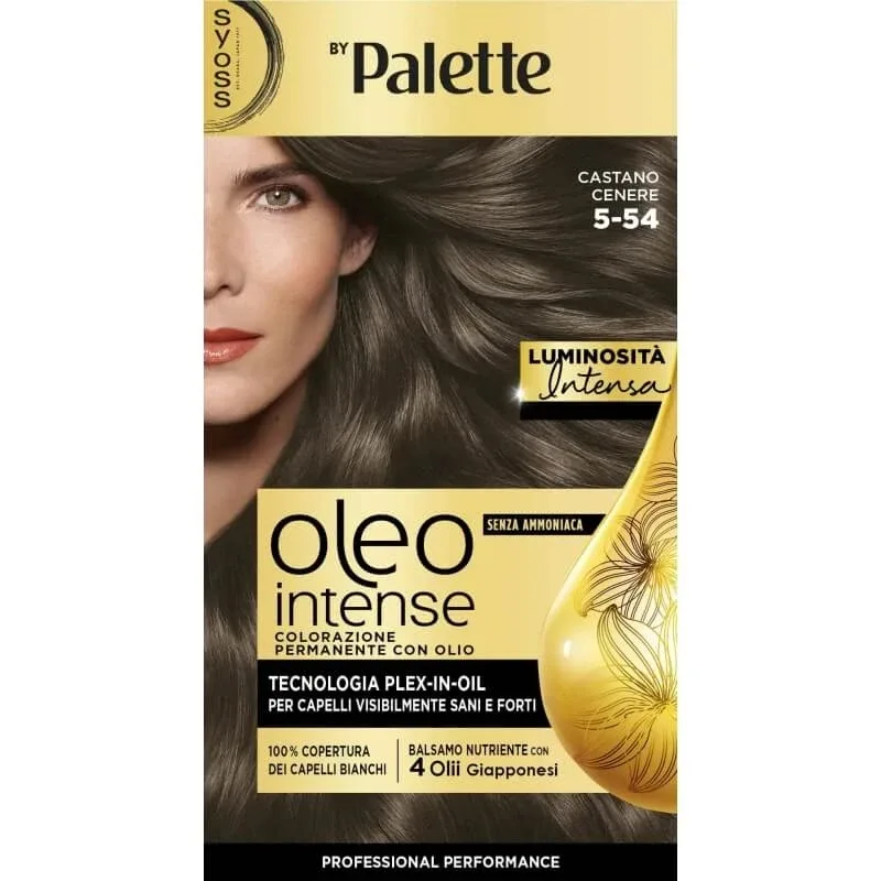 Paleta Syoss Oleo Intense – vopsea permanentă nr. 5-54, castaniu cenușiu — preț și oferte