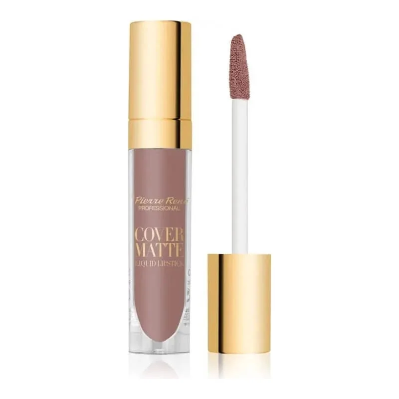 Pierre René Cover Matte – ruj lichid mat nr. 06 Burnt Sugar — preț și oferte