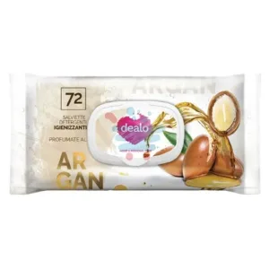 Ofertă: 72 de șervețele cu ulei de argan, cu capac resigilabil