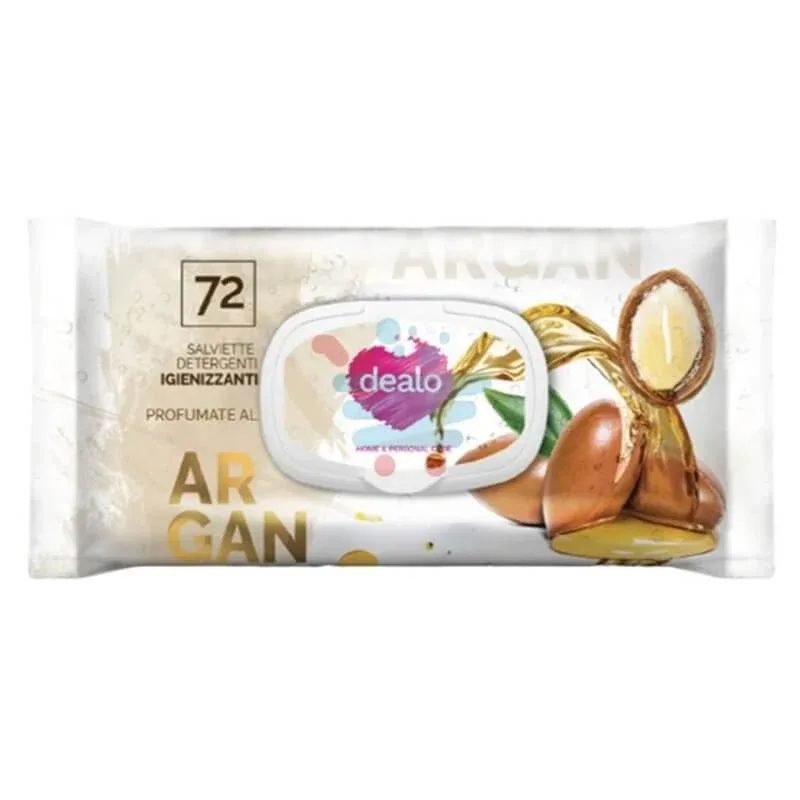 Ofertă: 72 de șervețele cu ulei de argan, cu capac resigilabil — preț și oferte