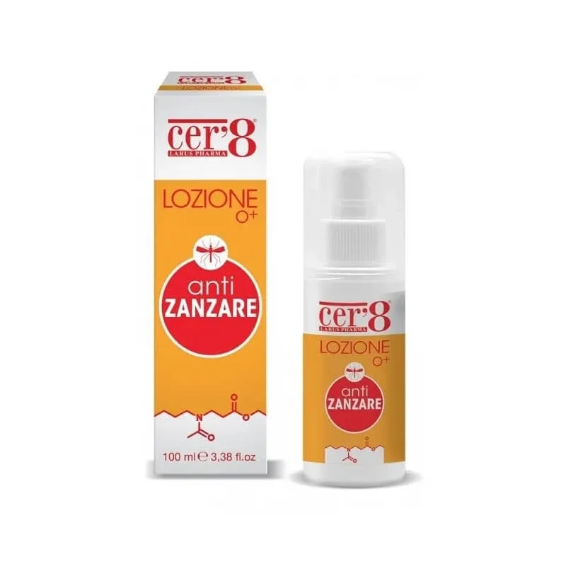 Larus pharma Cer’ 8 loțiune anti-țânțari 0 + spray 100 ml — preț și oferte