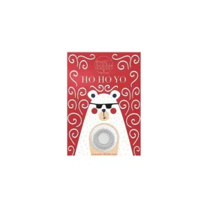 Invisibobble – felicitare de Crăciun originală – elastic de păr din silicon – ho ho yo