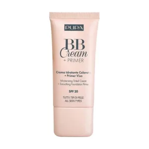 Pupa BB Cream + primer pentru toate tipurile de ten, SPF 20, nr. 001 nude