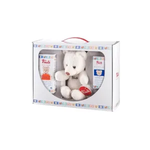 Trudi Set cadou Cremino – loțiune de baie cu miere de portocale + apă de colonie delicată + jucărie de pluș