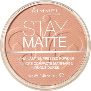 Rimmel Stay Matte – pudră compactă pentru față nr. 008 cashmere