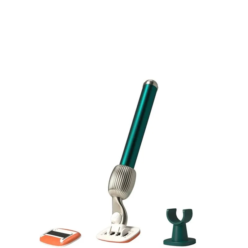 Fler The Rasor Starter Set Pine – aparat de ras din aluminiu anodizat cu 5 lame — preț și oferte