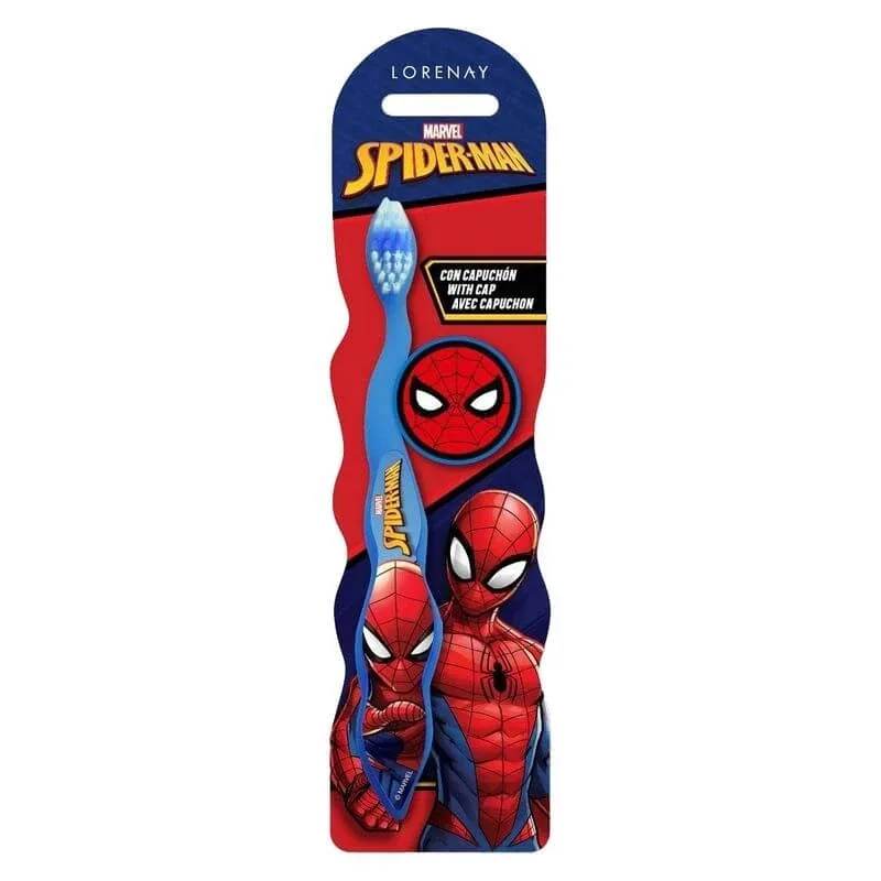 Marvel Spider-Man – periuță de dinți pentru copii cu capac pentru capul periuței — preț și oferte