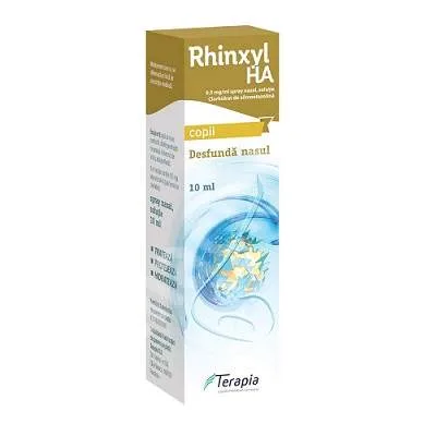 Rhinxyl HA 0,5 mg/ml spray nazal solutie, Terapia | 10 ml  — preț și oferte