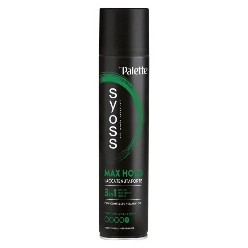 Syoss Palette - max hold - fixativ cu fixare puternică 300 ml — preț și oferte