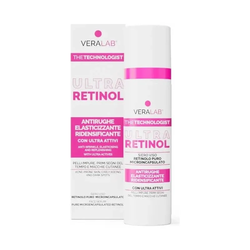 Veralab Ultra retinol – ser facial antirid cu efect de elasticizare, 30 ml — preț și oferte