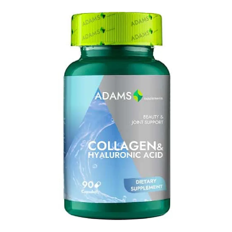 Collagen si Acid Hialuronic, 90 capsule, Adams ADAMS VISION — preț și oferte