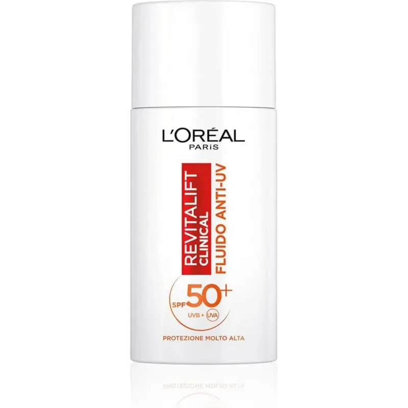 L'Oréal Paris Revitalift Clinical Fluid anti-UV SPF 50+ - cremă de față 50 ml — preț și oferte