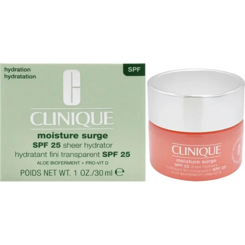 Clinique Moisture Surge SPF 25 – cremă hidratantă și protectoare 30 ml — preț și oferte