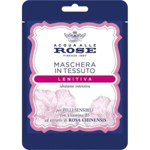 Apă de trandafiri calmantă – mască facială din țesătură cu hidratare intensivă