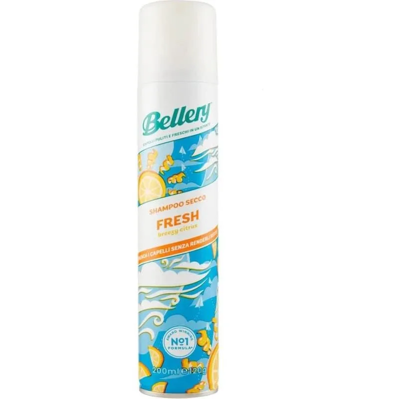 Bellery Fresh breezy citrus - șampon uscat 200 ml — preț și oferte