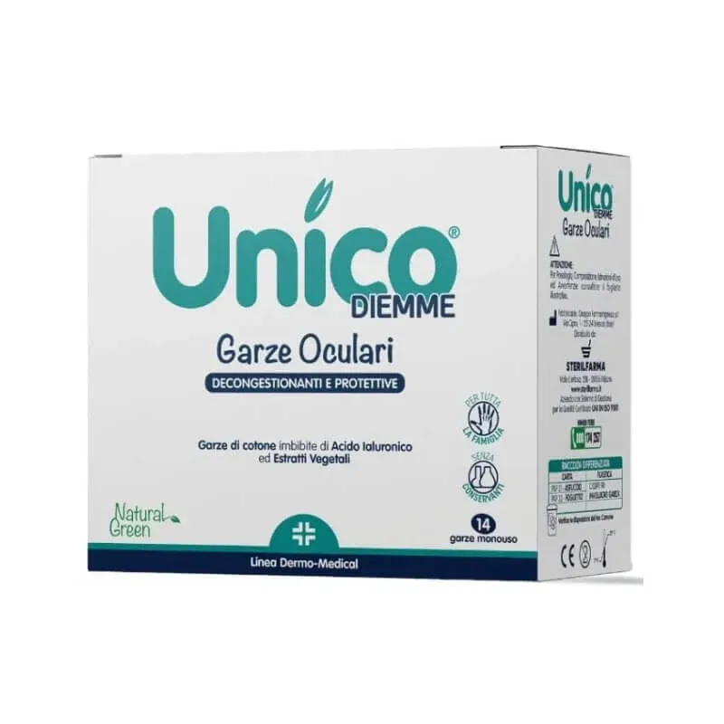 Unico diemme - 14 comprese oculare decongestionante și protectoare — preț și oferte
