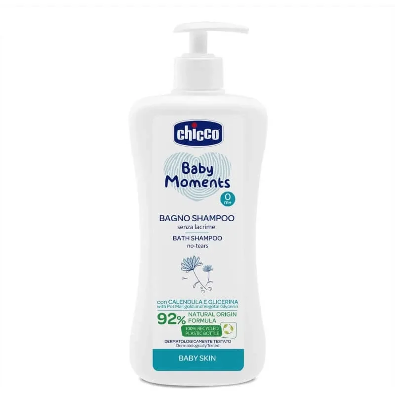 Chicco Baby Moments - șampon pentru baie care nu provoacă lacrimi, 500 ml — preț și oferte
